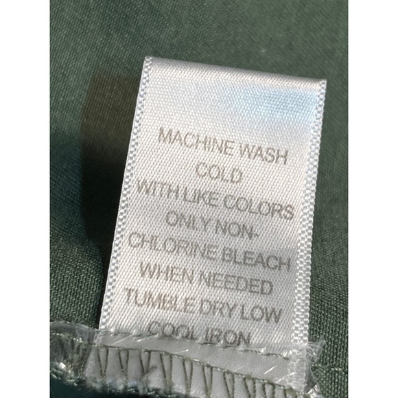 PacSun Shacket Jacket‎ with Embroidered Patches Military Green Womens Size Small - Picture 13 of 13